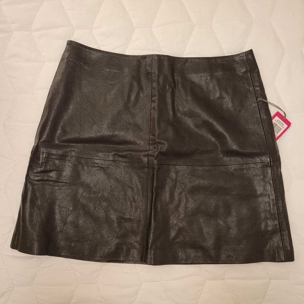 Vince Camuto New With Tags size 12 "leather" skirt